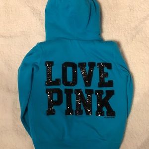 Victoria's Secret PINK Sherpa Lined Hoodie XS